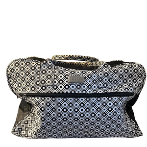 Nicole Miller Black/ White Geometric weekend Bag vintage mint condition